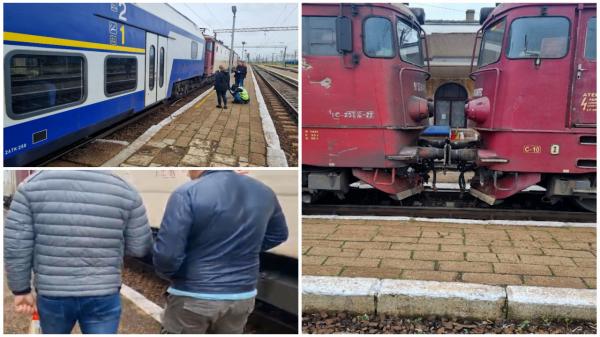 Vagon lovit în timpul manevrelor de cuplare în Gara Mărăşeşti. Doi angajaţi CFR, pozitivi la substanţe psihoactive