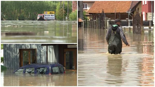 Situaţie dramatică în zonele lovite de Cod Roşu de inundaţii, după ce digurile au cedat. "Nu am avut scăpare"