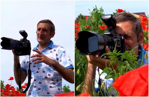 Peisajul din apropiere de Târgu Jiu care a fascinat un fotograf. A dat peste el întâmplător