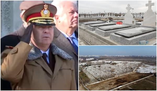 Generalul Zisu, anchetat de DNA după ce a concesionat ilegal locuri de veci pentru rude şi prieteni în Ghencea