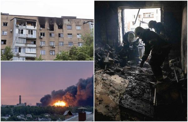 Atac fără precedent al Rusiei în Harkov și Herson: 5 morți şi zeci de răniți după ploaia de rachete și drone