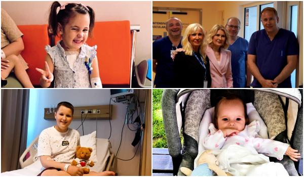 Şase copii, operaţi cu succes la inimă, graţie donaţiilor oferite Fundaţiei Mereu Aproape