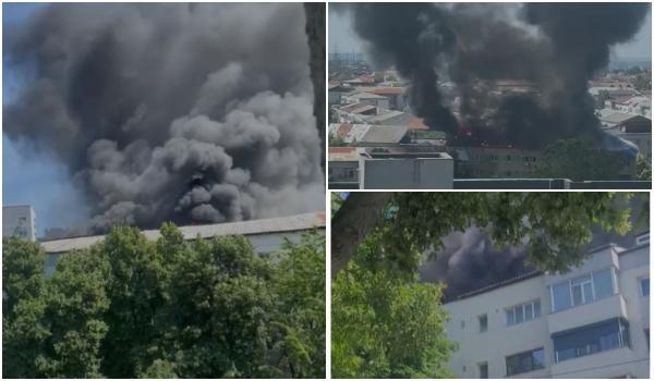 De la ce ar fi pornit incendiul de la blocul din Slatina. Oamenii au privit de afară cum le ard casele