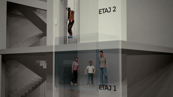 ANIMAŢIE. O familie a căzut cu liftul în Timişoara, de la etajul al doilea până la subsol