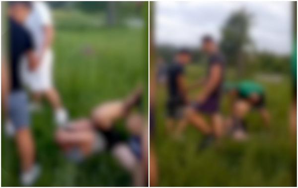 Cinci adolescenți, filmați cum bat un băiat de 12 ani pe un câmp din Bacău. Motivul e halucinant
