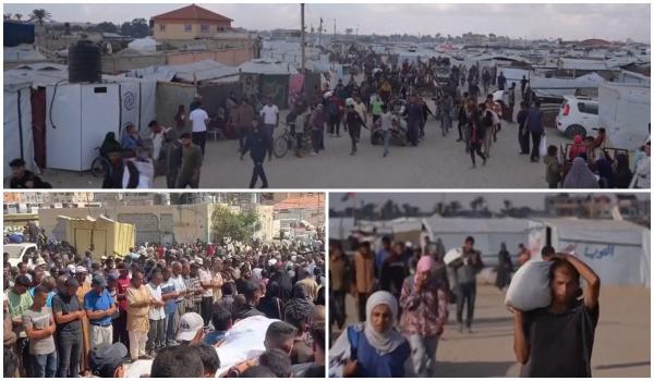 65 de morţi în Gaza, după ce tancurile israeliene au tras din nou asupra oamenilor strânşi să ia mâncare