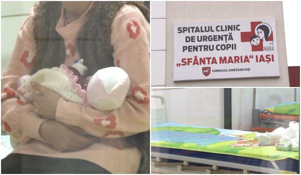 Bebeluş din Iaşi, cu arsuri pe 70% din corp după ce a căzut într-un ceaun cu mâncare fierbinte