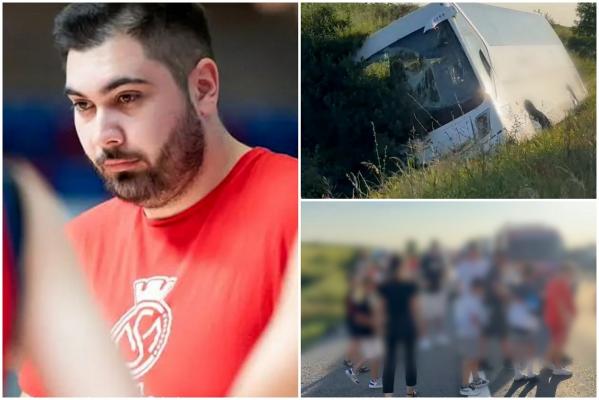 Filmul morții lui Marius Coman, antrenorul ucis în accident pe A2: "Era în faţa mea şi a zburat prin geam"