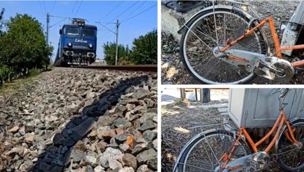 Un bărbat de 70 de ani din Arad a murit după ce a fost lovit de tren. Omul traversa şinele pe bicicletă