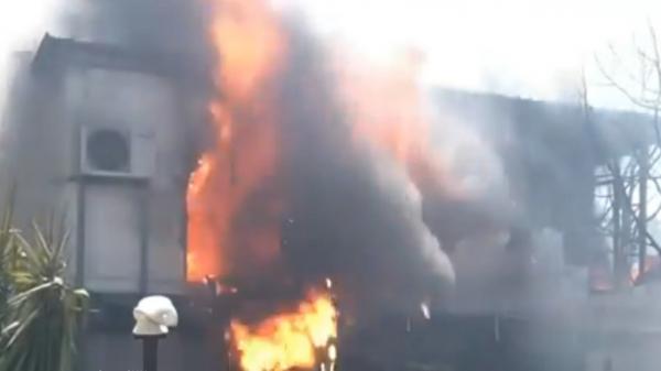 Incendii de vegetație lângă Atena. Sate evacuate, zeci de turiști salvați din calea flăcărilor