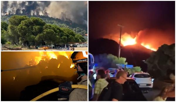 Situaţie dramatică în Grecia, unde incendiile de vegetaţie au scăpat de sub control. Mesajul MAE pentru români