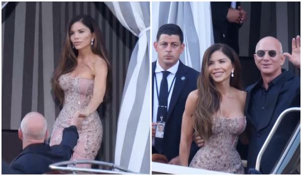 Rochia de designer a lui Lauren Sanchez, furată dintr-un hotel de 7 stele. Reacţia soţiei lui Jeff Bezos