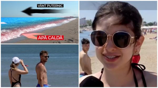 ANIMAŢIE. Apa mării a ajuns la 15 grade, după ce pe litoral s-a produs fenomenul upwelling