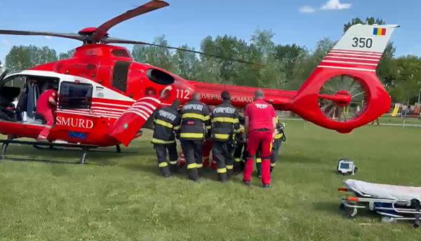 Tragedie în Vaslui: un pescar se zbate între viață și moarte după ce a atins cu undiţa fire de înaltă tensiune