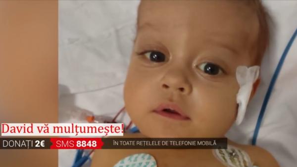 Solidaritatea care salvează vieți: David a fost operat cu succes în Italia
