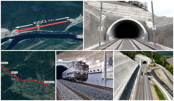 S-a deschis cel mai modern tunel feroviar din ţară, unde trenurile vor circula cu 160 km/h