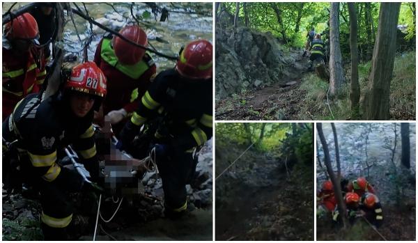Două persoane, salvate după ce au căzut într-o prăpastie pe Defileul Jiului