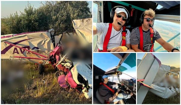 Filmul tragediei aviatice de la Gura Portiţei. Cristi a venit să îşi salveze prietenul, dar au murit împreună