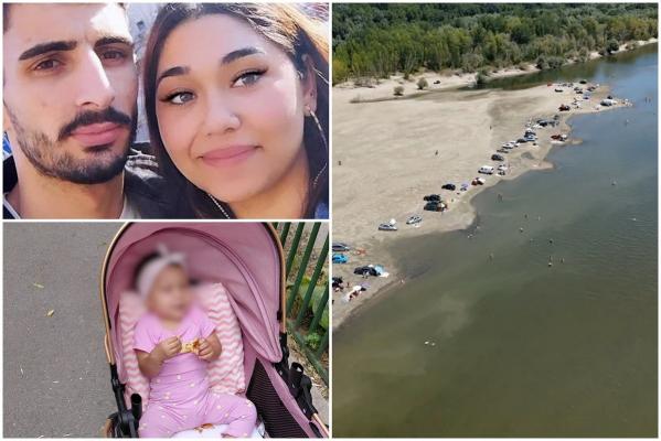 Ei sunt tinerii înghițiți de Dunăre. Robert și-a salvat fetița de 9 luni, apoi a murit cu Ștefania, soția lui