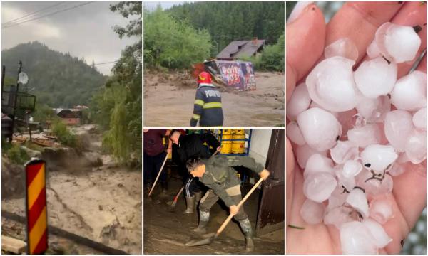 Inundaţii devastatoare în Suceava şi Piatra Neamţ. Un mort, sute de evacuaţi: "Nu am mai văzut aşa"