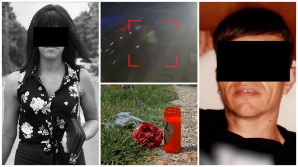 Filmul morţii tinerei din Arad, târâtă cu maşina 2 km de fostul iubit. Două fetiţe au rămas acum orfane