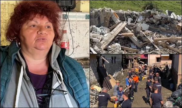 După 25 de ani în străinătate, Rodica şi-a privit casa luată de ape: "Dumnezeu va vedea ce va face cu noi"