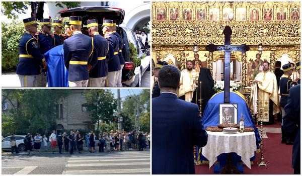 "Imnul Golanilor", cântat de protestatari la funeraliile lui Ion Iliescu