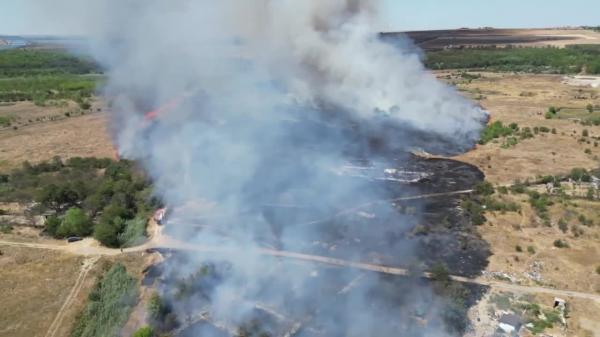Tren de la mare, întors din drum din cauza unui incendiu de vegetaţie