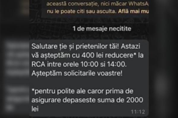 Alexandru a ales oferta unui broker RCA, tentat de preț. S-a trezit fără 350 €: "Primeam de la el mesaje"