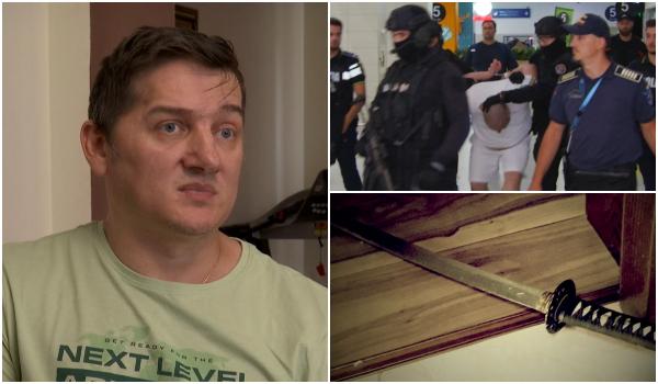 EXCLUSIV. Reacţia poliţistului lovit cu sabia în cap de Alexandru Huţuleac, după extrădarea interlopului
