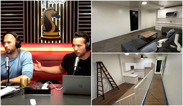 Fraţii Tate se pregătesc de "sfârşitul lumii" la Bucureşti. Buncăr cu cinema, bară de striptease şi seif