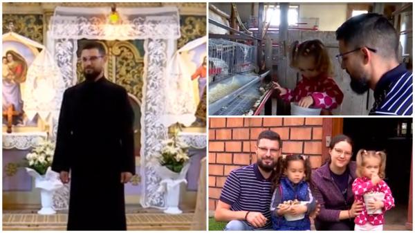 Ionuţ, preotul-fermier dovadă vie că omul sfinţeşte locul. Cum i-a inspirat pe săteni prin propriul exemplu