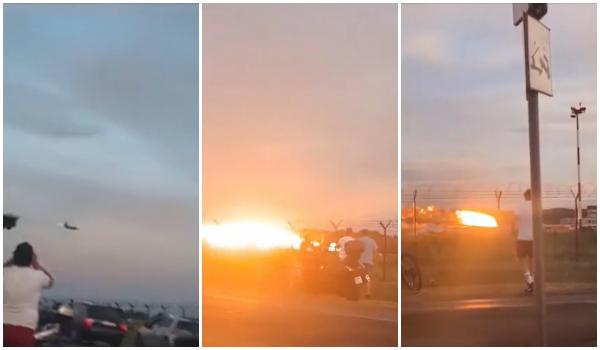 Un F-16 al Armatei poloneze s-a prăbuşit în timpul repetiţiilor pentru un show aviatic. Pilotul a murit