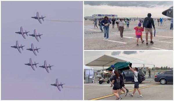 BIAS 2025 s-a închis din cauza condițiilor meteo. Patrouille de France a făcut spectacol pe cer în ultima zi