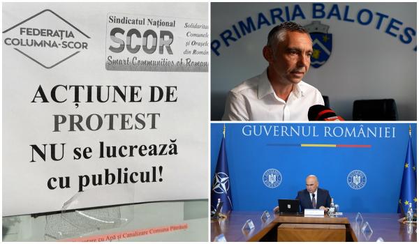 Ameninţări cu greva pentru concedierile pregătite. "Dacă ies 4.000 de primari în Piaţa Victoriei..."