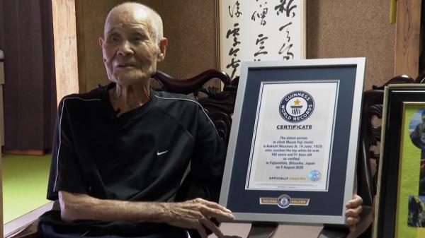 Un japonez de 102 ani, cel mai bătrân om din lume care a escaladat Muntele Fiji. E în Cartea Recordurilor