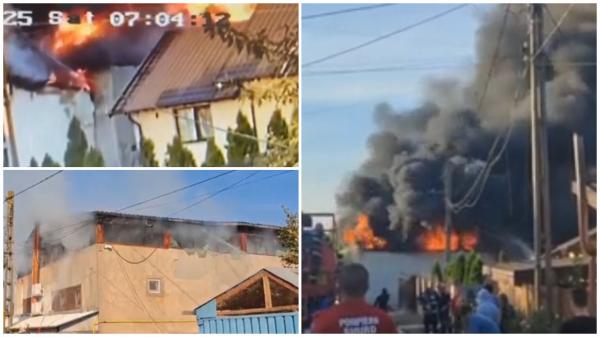 De la ce a pornit incendiul care a făcut scrum depozitul cu ulei din Galaţi. Proprietarul nu avea asigurare