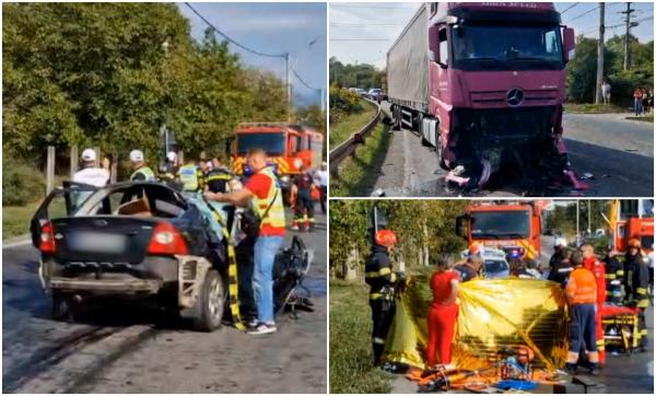 Un poliţist şi fiul lui de 14 ani, morţi pe o şosea din Maramureş. Agentul ar fi forţat o depăşire