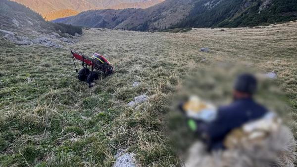Cioban atacat de urs la o stână din Brașov. Bărbatul, rănit grav și transportat cu elicopterul SMURD