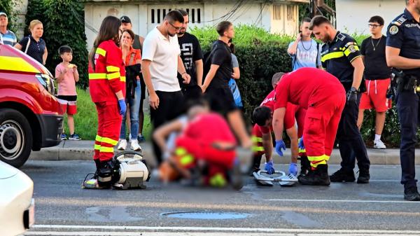 O șoferiță a spulberat un bărbat de 47 de ani pe trecerea de pietoni, în Cluj. Femeia s-a ales cu dosar penal