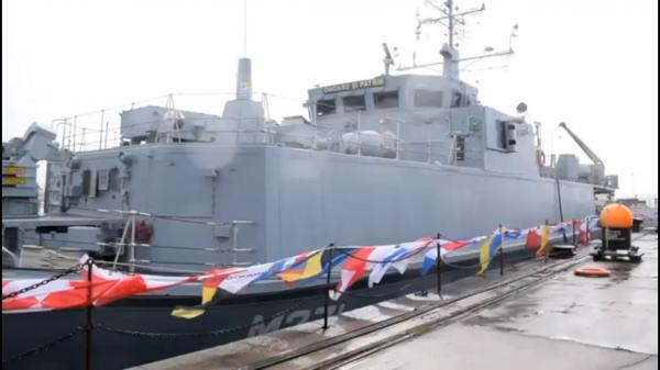 Flota României se mărește cu un nou vânător de mine, livrat de Marea Britanie