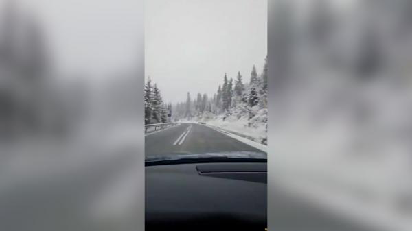 Prima ninsoare serioasă a toamnei: iarna a venit cu două luni mai devreme la munte