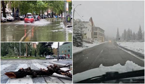 Când expiră codurile de vreme rea. După vijelii şi ninsori, temperaturile vor urca până la peste 20 de grade