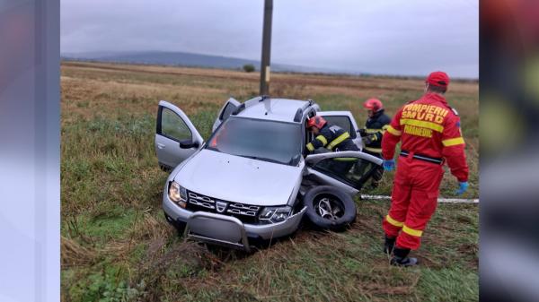 O primăriță din Vaslui a fost implicată într-un accident grav pe DE581. Aceasta a fost transportată la spital
