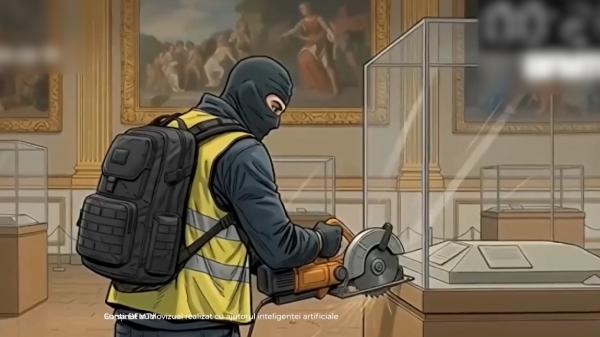 Jaful de 88 de milioane de euro de la Luvru, ironizat pe reţelele de socializare
