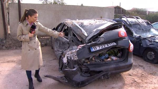 Cum arată maşinile care au fost în apropierea exploziei de la blocul din Rahova