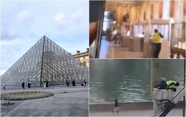 Cine sunt cei doi suspecţi prinşi în cazul jafului de la Luvru. Greşeala care i-a dat de gol