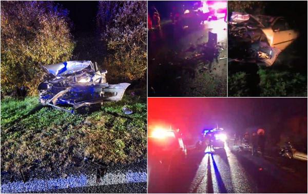 Au plecat de la nunta nepoatei şi au murit în drum spre casă. Doi bunici au pierit într-un accident în Făget