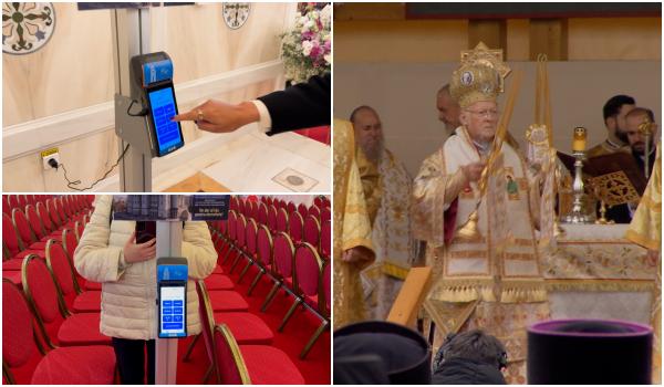 POS-uri instalate în Catedrala Naţională, inclusiv în altar. Explicaţia Patriarhiei