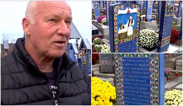 Reacţia unui turist german după ce a vizitat Cimitirul Vesel din Săpânța: "Un singur om a făcut aşa ceva?"